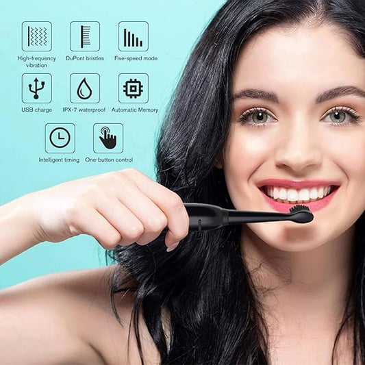 Electric Toothbrushes For Adults Kids | Smart Timer Usb Charge Rechargeable 5 Modes
